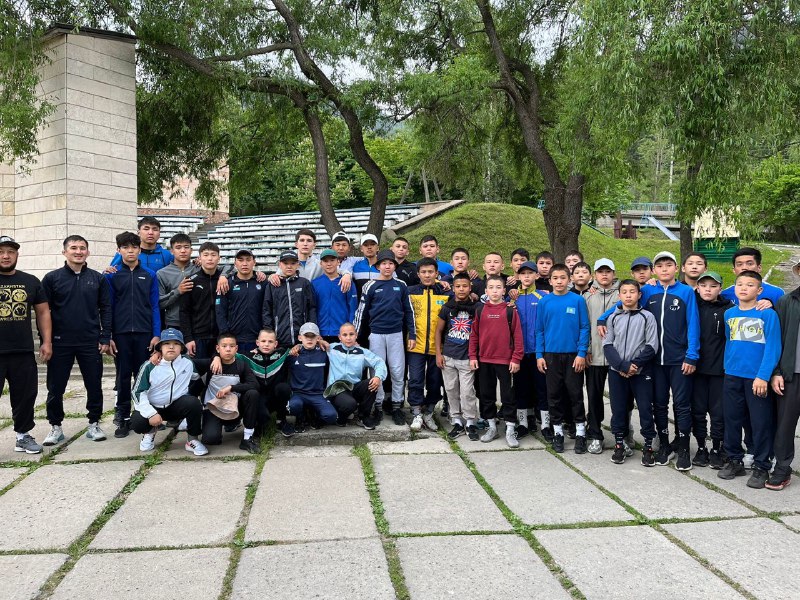 Еркін күрестен U15 жасөспірімдер арасында өтетін Азия чемпионаты алдындағы оқу-жаттығу жиынының 1-кезеңі өтуде