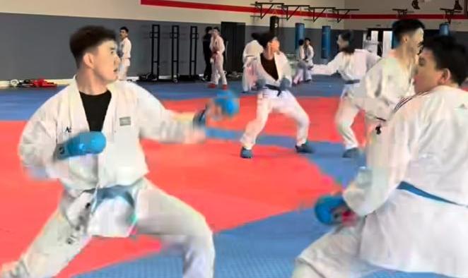 WKF каратэден юниорлар құрамасы Түркістан облысындағы «Alma-Tau» спорт базасында оқу-жаттығу жиынын өткізуде