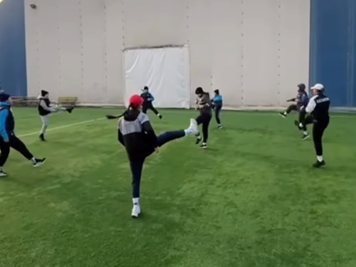 Әйелдер күресінен U20 жастар арасында халықаралық жарыс алдында оқу-жаттығу жиындары өтуде