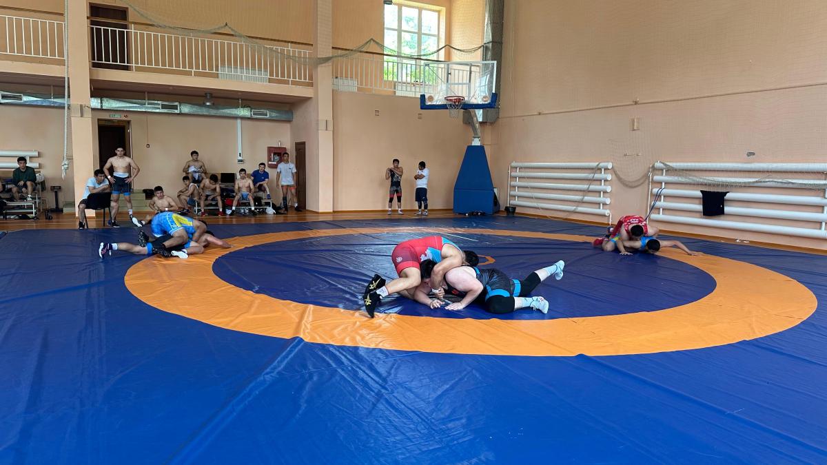 Грек-рим күрестен жастар арасында өтетін Азия чемпионаты алдындағы оқу-жаттығу жиынының 1-кезеңі